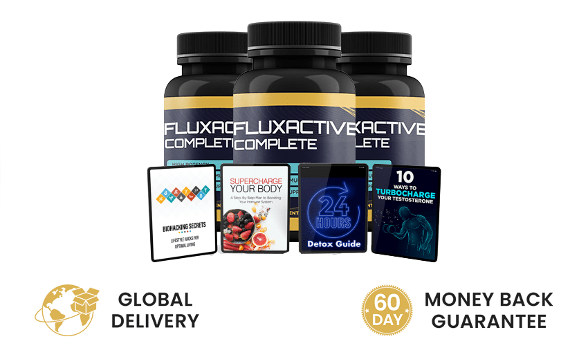 3 Bottles of Fluxactive Complete